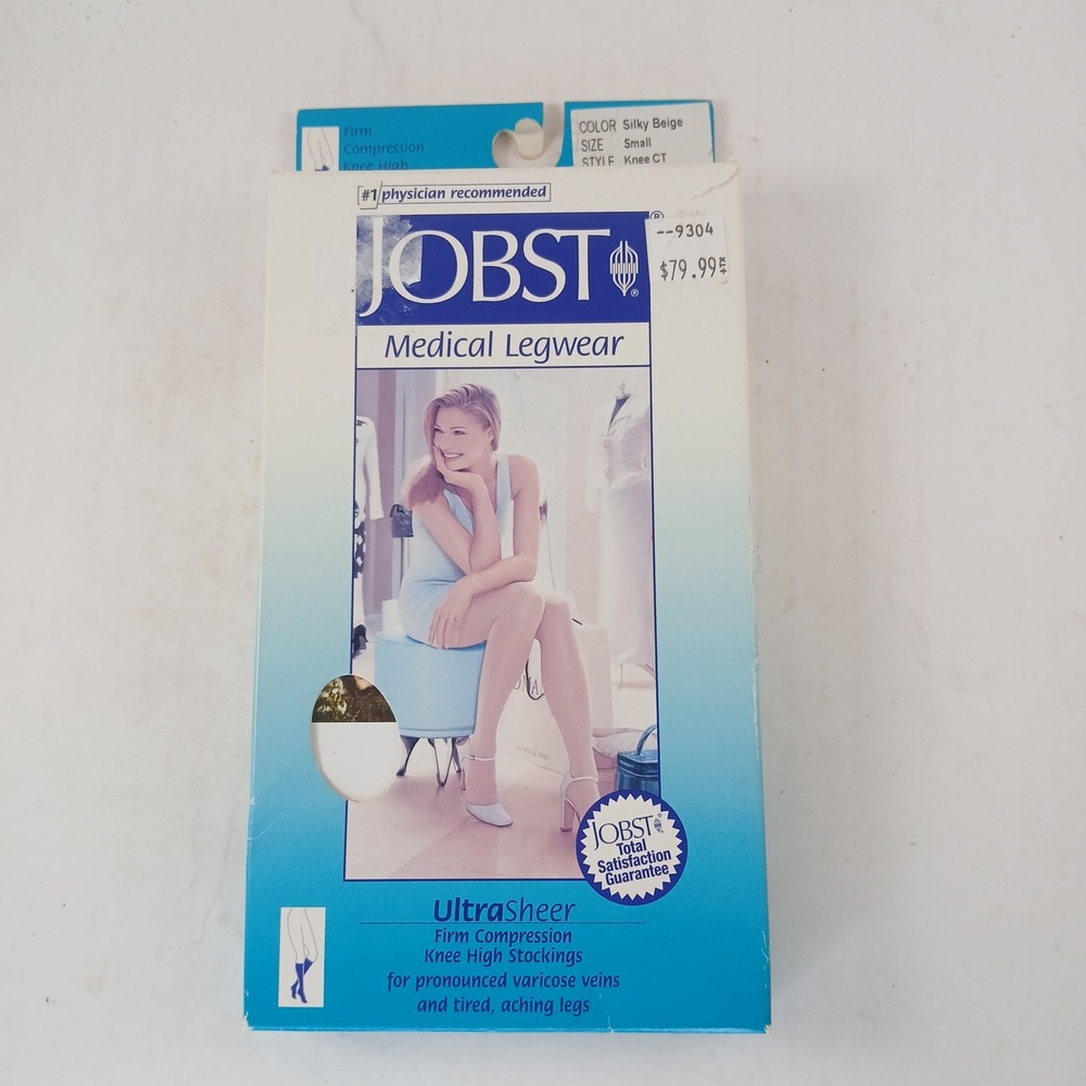 Jobst UltraSheer 20-30 mmHg CT Knee High Compression Stocking 121500 Silky Beige